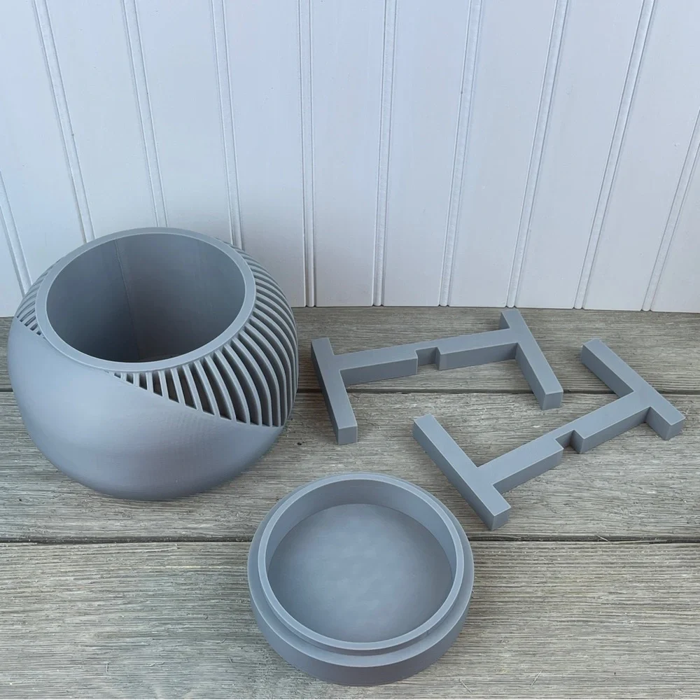 Indoor Flower Pot,The Narvo Planter Pot w/ Drainage Hole & Drip Tray